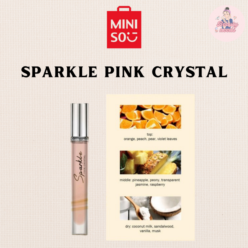 MINISO SPARKLE PINK CRYSTAL PARFUME