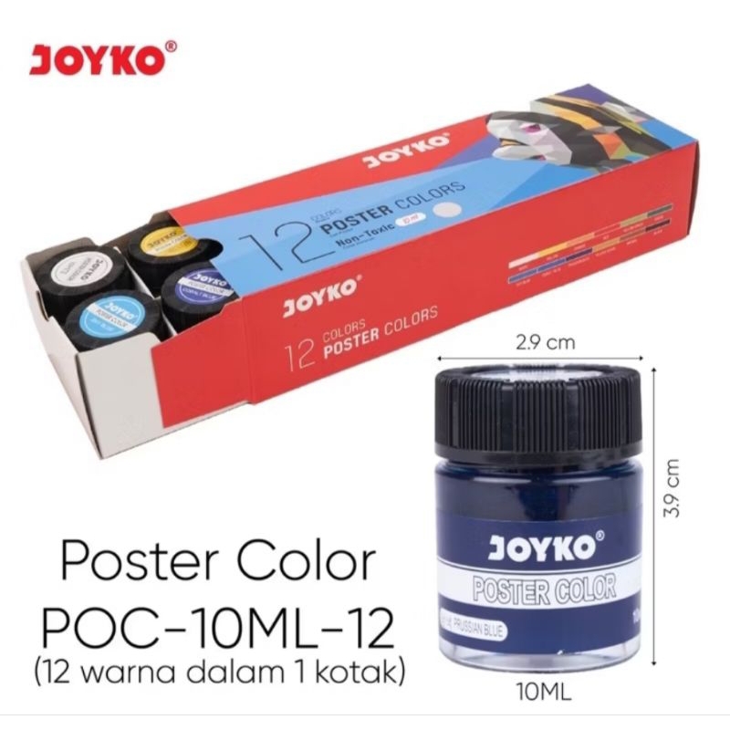 

POSTER COLORS/CAT POSTER JOYKO POC-10ML-12