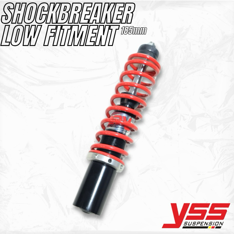 Shock Absorber YSS 185mm Front Red Vespa Sprint Prima LX S