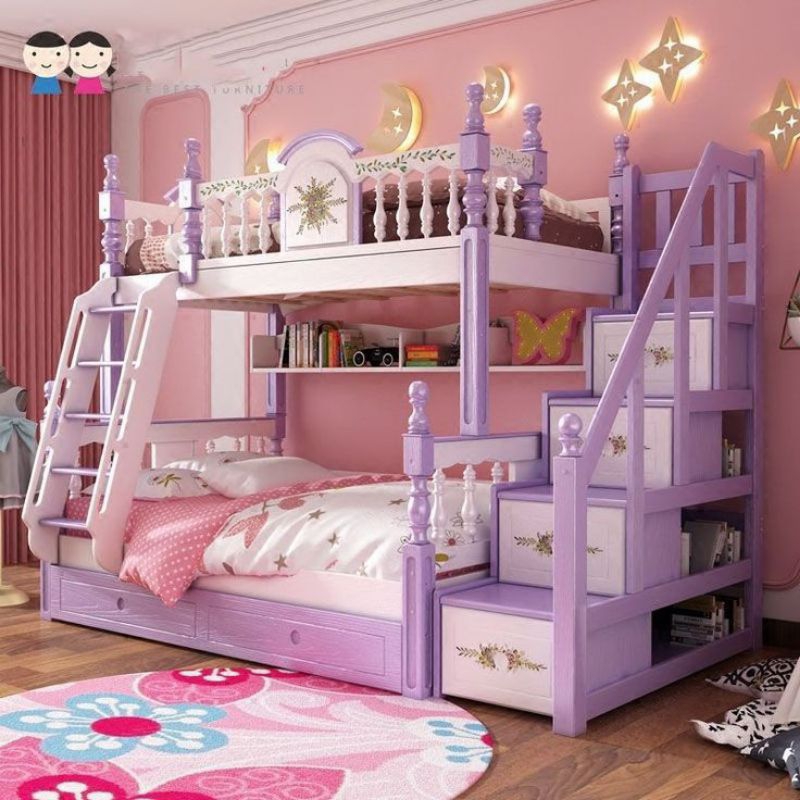 DIPAN TIDUR ANAK/RANJANG SUSUN ANAK/TEMPAT TIDUR ANAK/TEMPAT TIDUR ANAK CEWEK