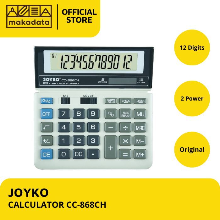 

CALCULATOR / KALKULATOR JOYKO CC-868CH (1 PCS) MURAH