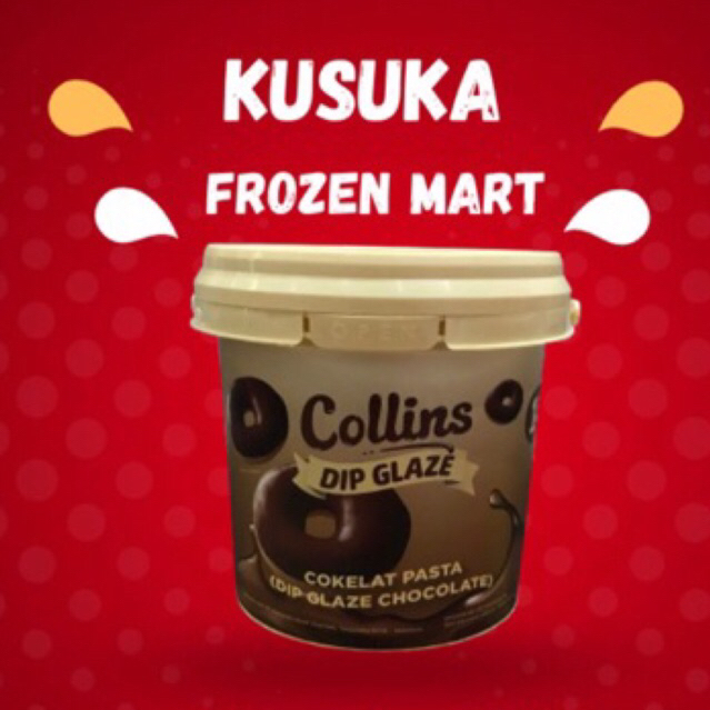 

COLLINS DIP GLAZE COKLAT 1 KG