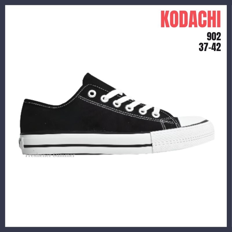 Sepatu Kodachi Kodaci 902 Sneakers Pria Wanita Dewasa Original - Hitam Putih