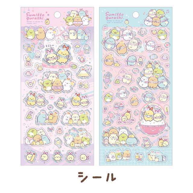 

Sticker San-X Sumikko Gurashi Angel Ebiten Idol EbiFurai No Shippo Clear Seal Journal Deco Limited Edition