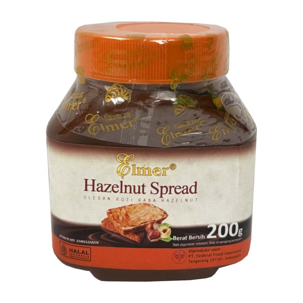 

ELMER SPREA CHOCOHAZELNUT 200 GR (FREE DUS DAN BUBLE)