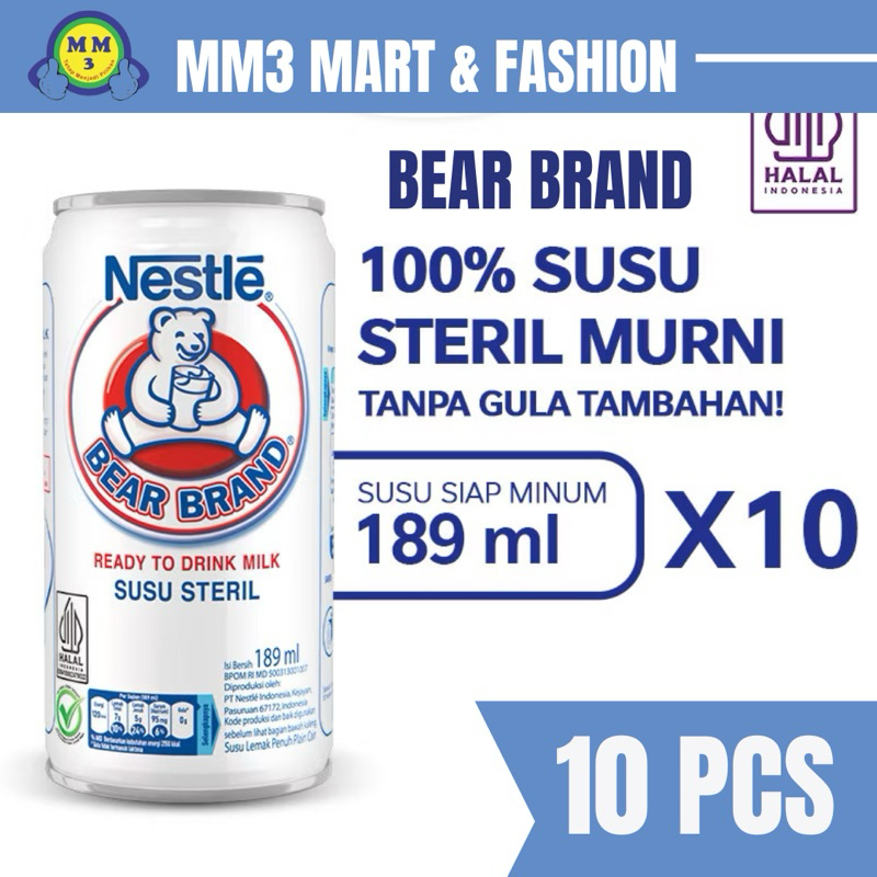 

nestle susu beruang 189ml 10pcs