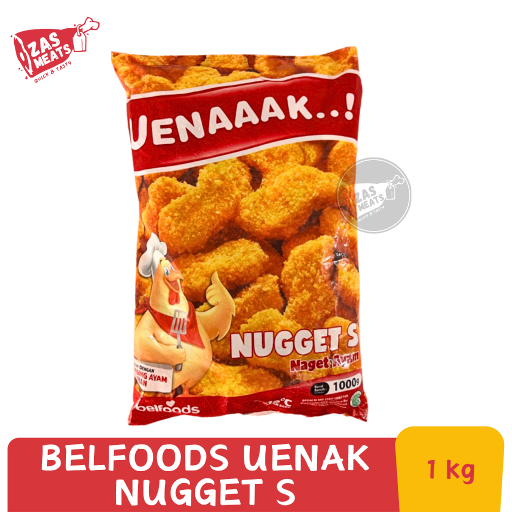 

BELFOODS UENAAAK NUGGET S 1KG | Belfoods UENAK Naget Ayam S 1 kg