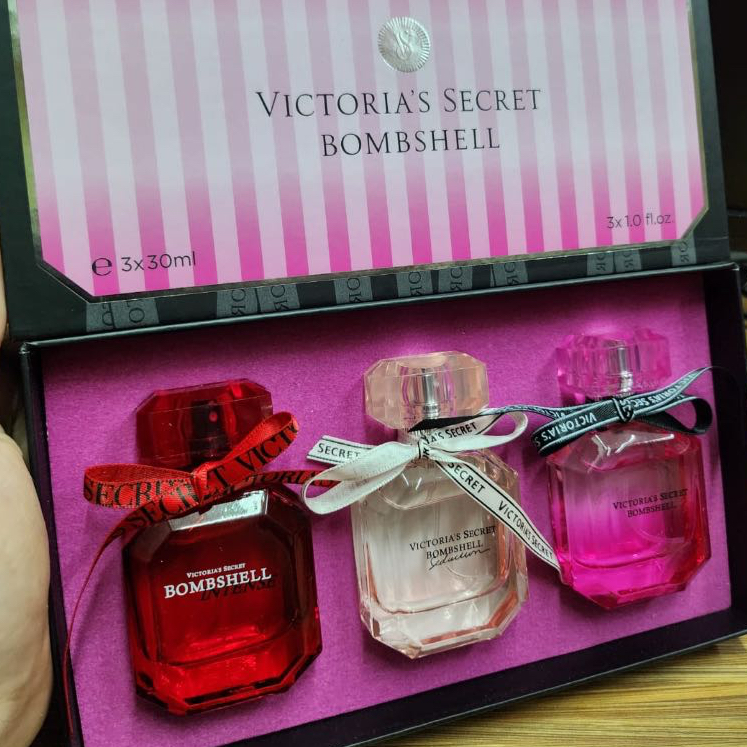 Victoria’s Secret Bombshell 3in1 Pink / VS Perfume Gift Set