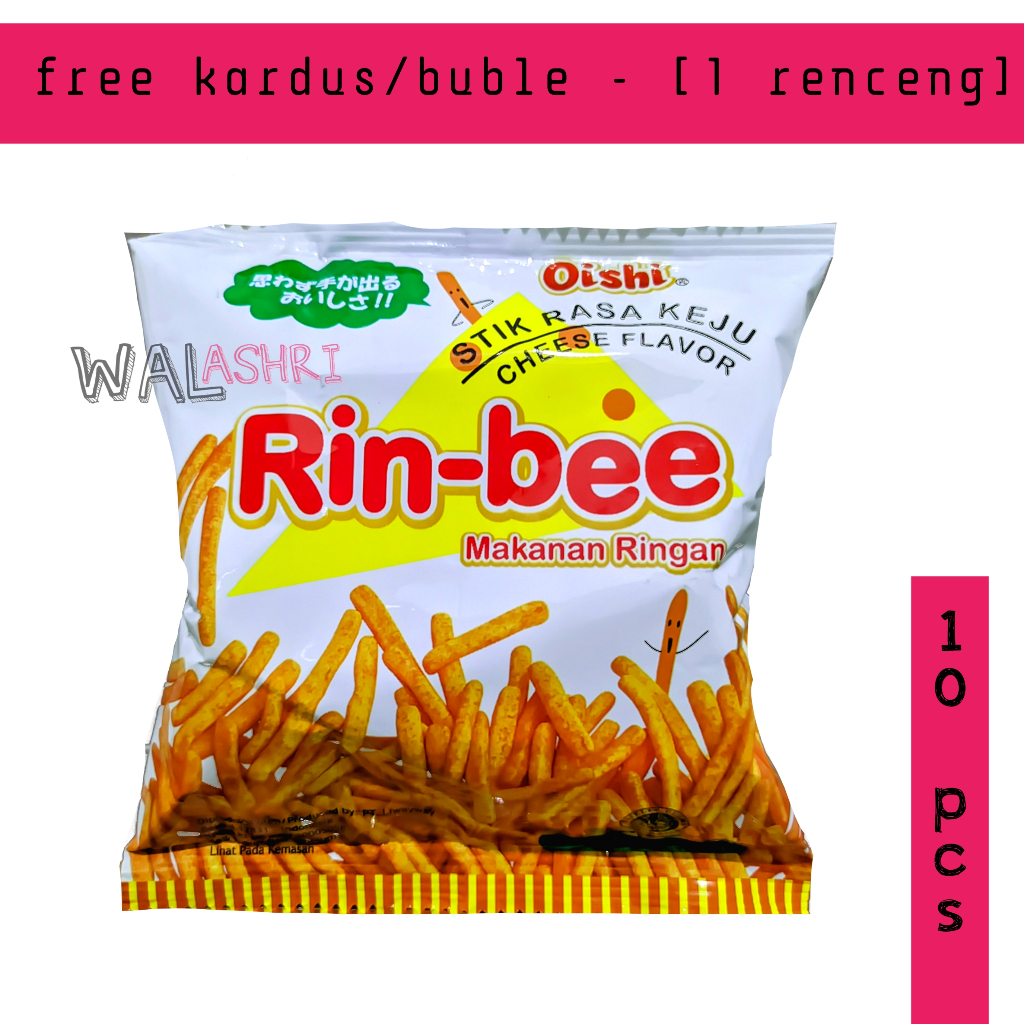 

Rin bee oishi keju renceng isi 10 pcs