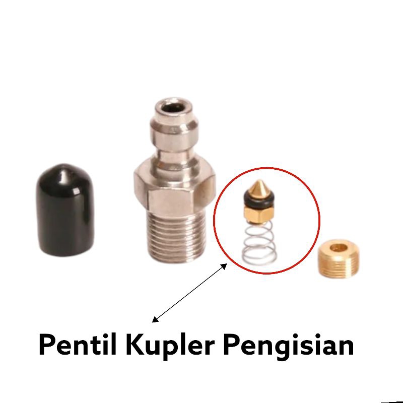Pentil Kupler Pengisian, Pentil Kupler Pengisian Pompa Pcp, Sparepart Pompa Pcp