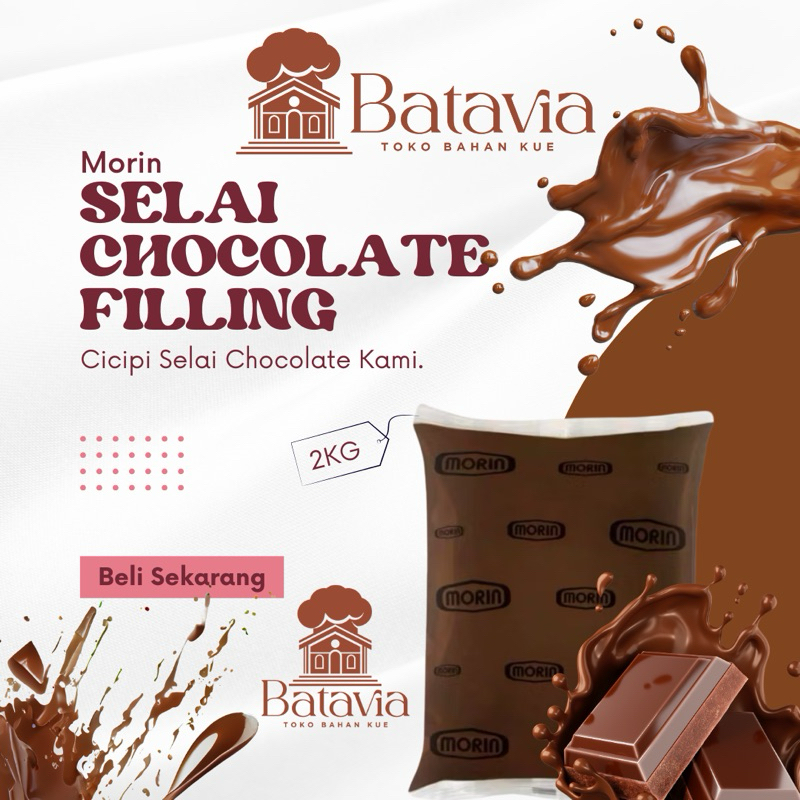 

Morin Selai Chocolate Filling 2KG || Selai Morin | Morin Chocolate Filling