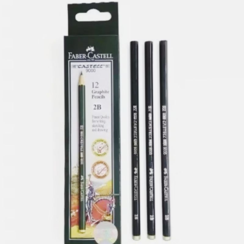 

pensil faber castell steadler 2b 1pack 12pcs