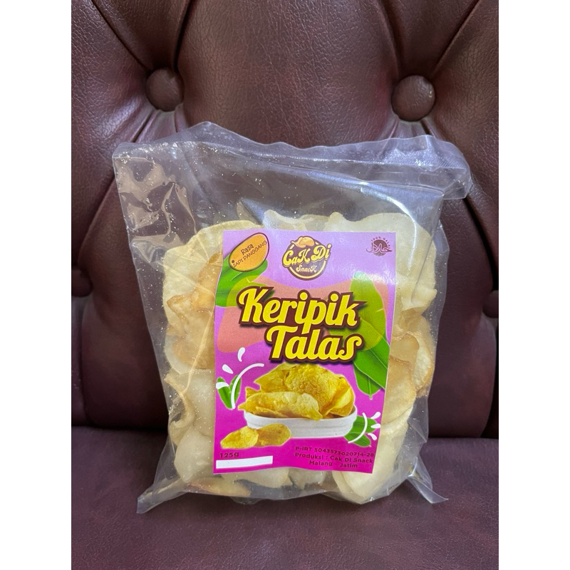 

Keripik Talas Gurih Cakdi 125gram asli Malang