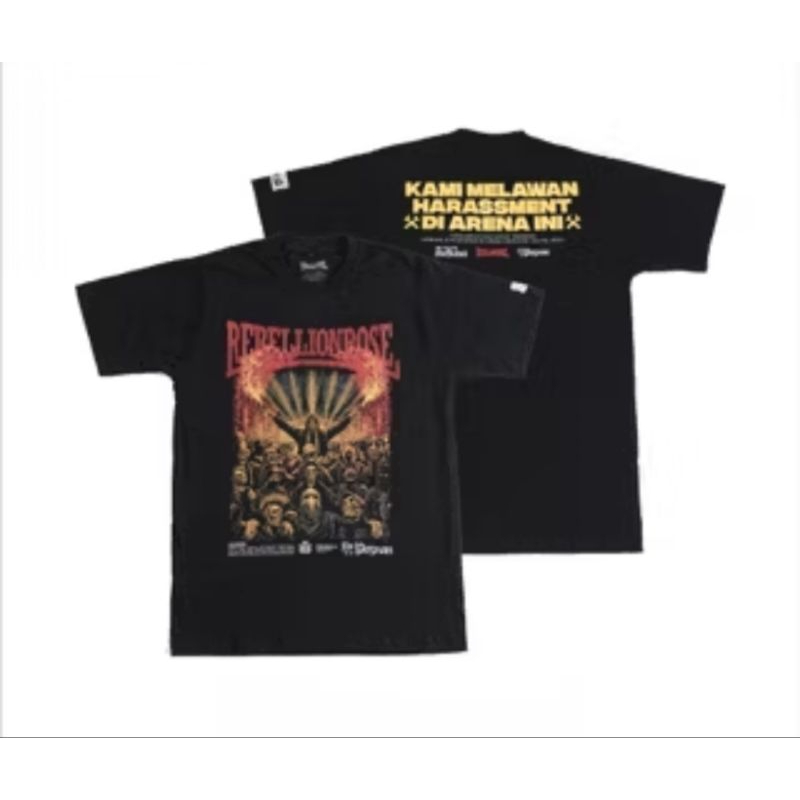 Kaos Band Rebelion Rose Kami Melawan Harasmentena