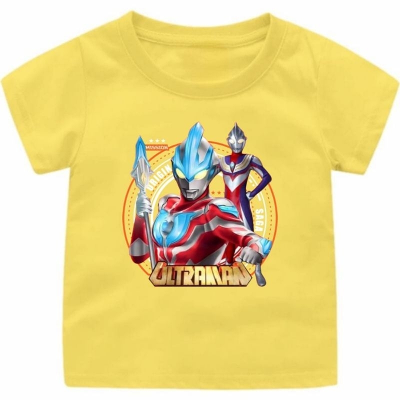 Baju kaos anak remaja dan dewasa motif ULTRAMAN