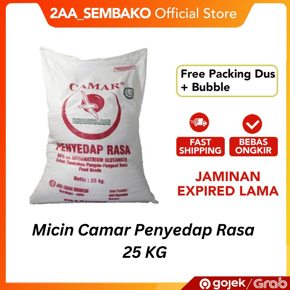 

Micin Camar / Penyedap Rasa Camar / Vetsin Camar 25 KG