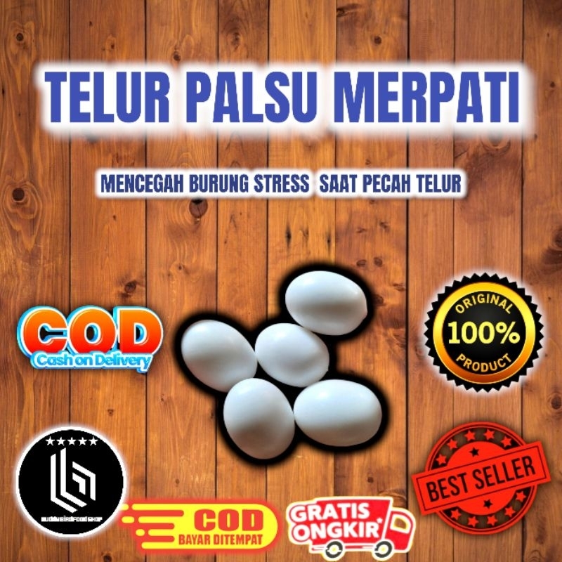 

Telur palsu merpati mencegah stress burung