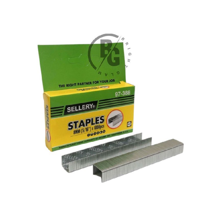 

SELLERY 97-388 ISI STAPLES TEMBAK 8MM 5/16" GUN TACKER STAPLE GUN / ISI REFILL STAPLES TEMBAK 8MM (5/16")