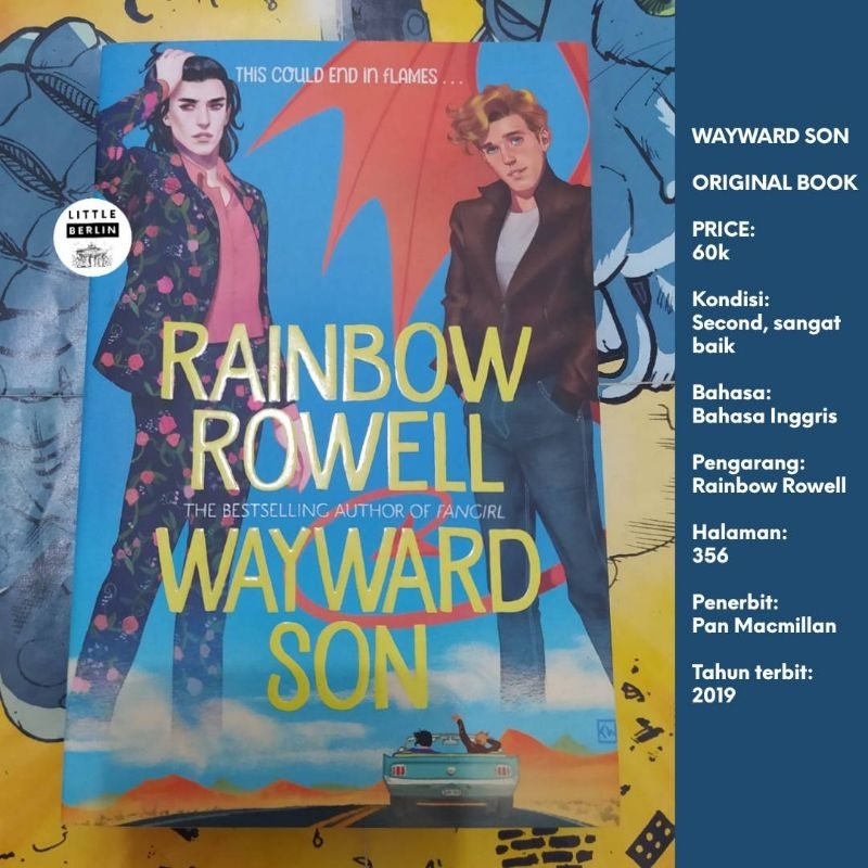 ORIGINAL Novel RAINBOW ROWELL Wayward Son Simon Snow English Paperback Good Condi Import Book Coming