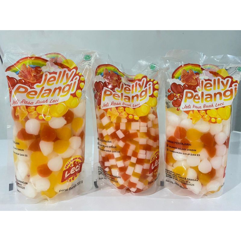 

Jelly Pelangi Rasa Buah Leci 1 kg