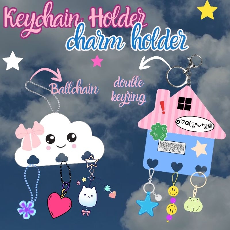 (READY STOCK) Keychain Holder-Charm Holder Gantungan keychain | Gantunga untuk keychain