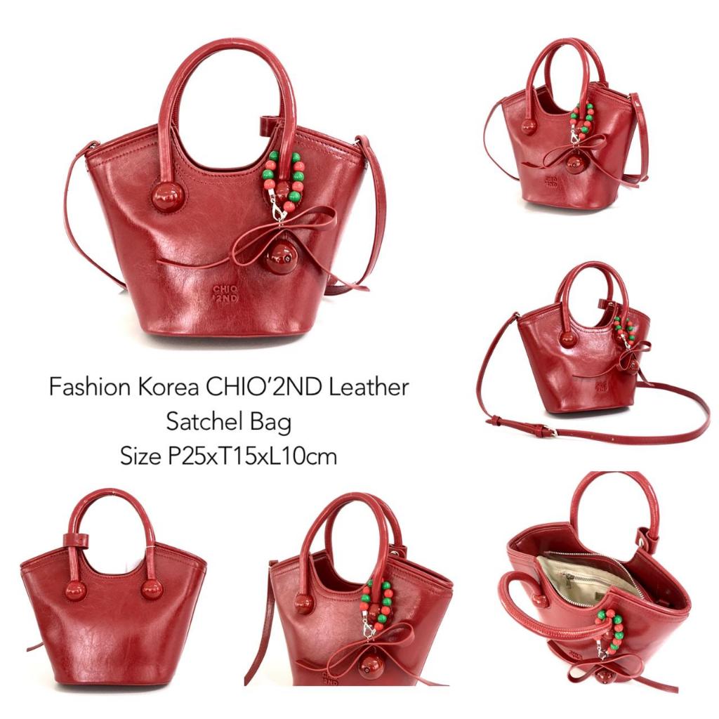 Fashion Korea Chio2nd Leather Satchel Bag
