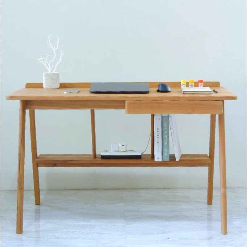 meja komputer meja belajar meja kerja  minimalis 100 cm