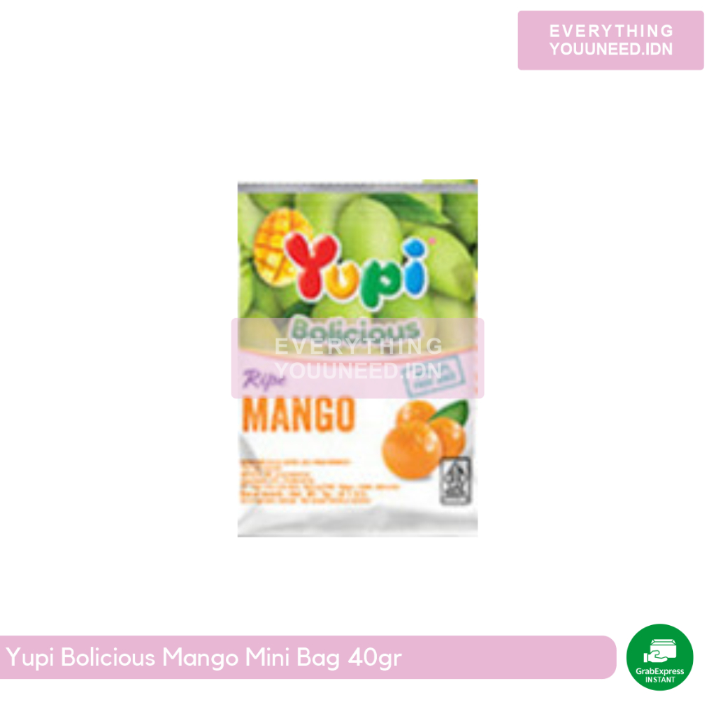 

Yupi Bolicious Mango Mini Bag 40gr