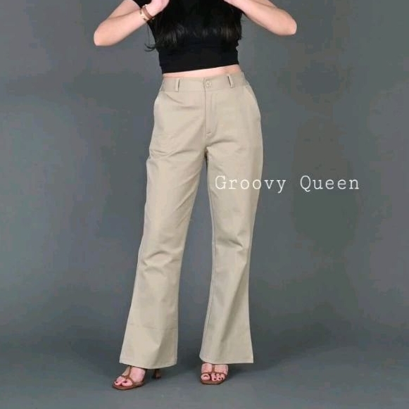 Celana Katun Cutbray By Groovy Premium