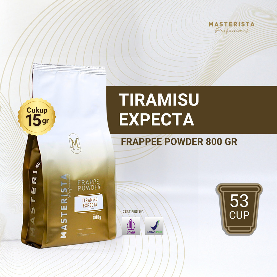 

Masterista Frappe Powder Bubuk Minuman Tiramisu 800 gr