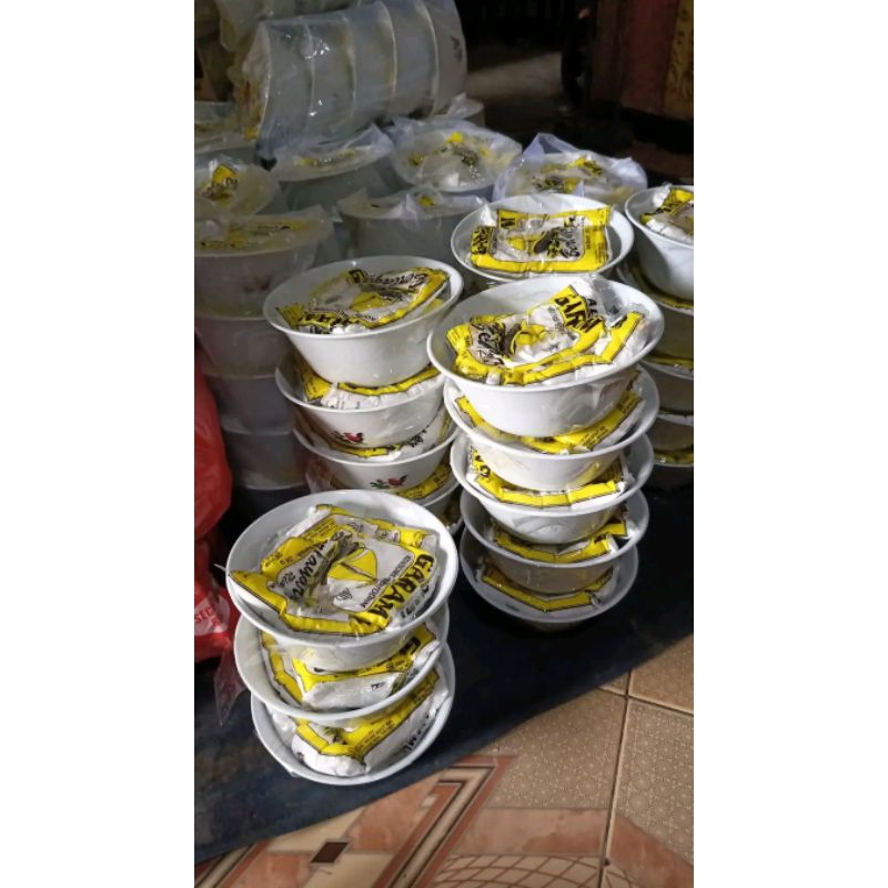

3 garam 250 g + mangkok