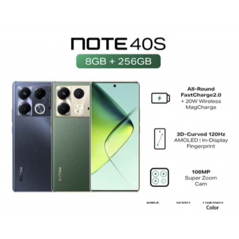 INFINIX NOTE 40S RAM 8/256