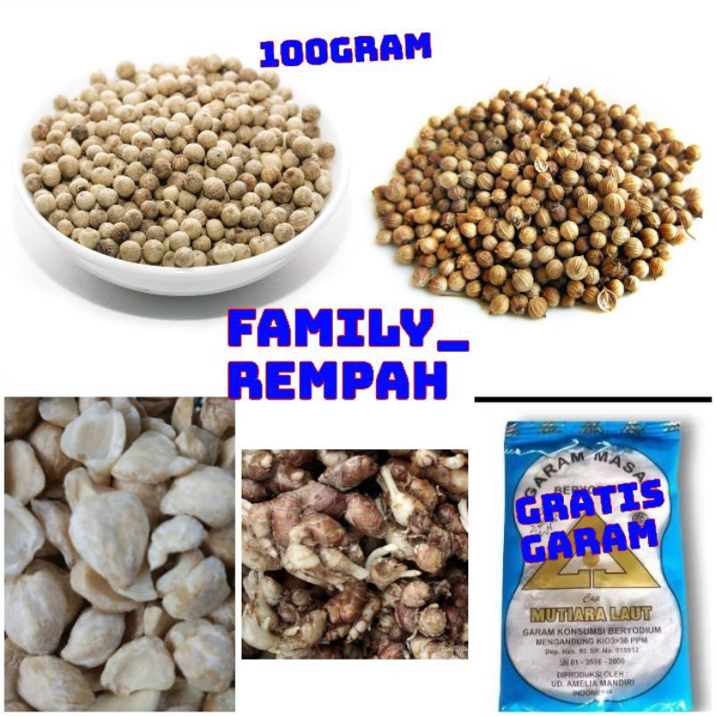 

paket 4in 1 rempah segar / paket kumplit 4in1 rempah