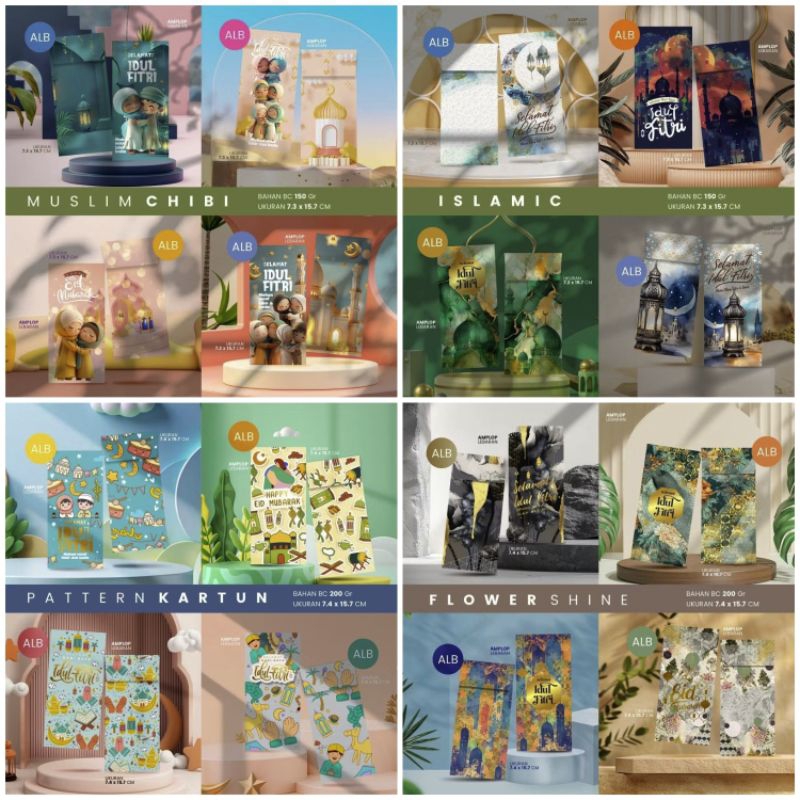 

(10pcs) SUPER PREMIUM AMPLOP LEBARAN PANJANG