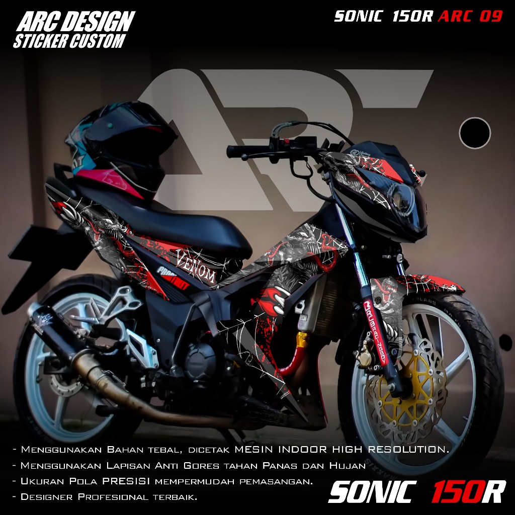(COD PROMO) TERBARU Decal Sticker Honda Sonic 150R Full body - Stiker Skotlet Variasi Modifikasi Son
