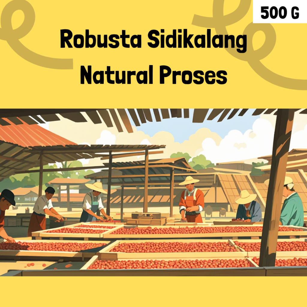 

Kopi Robusta Sidikalang (Specialty Grade) - Proses Natural - 500G