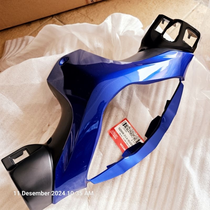 Batok lampu depan bagian belakang Supra X125 helm in biru. 53206-KYZ-900ZG