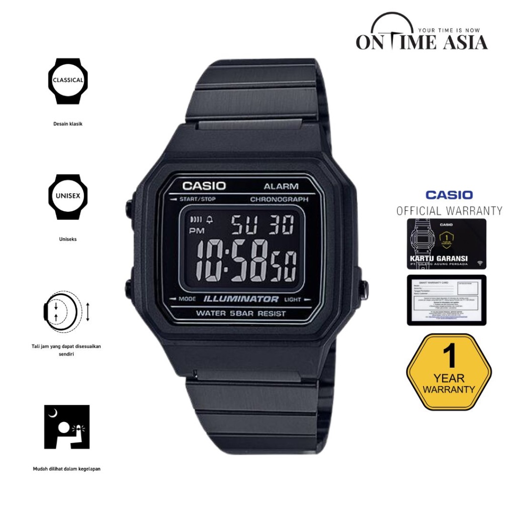 Casio General B650WB-1BDF / B650WB-1B Original & Garansi