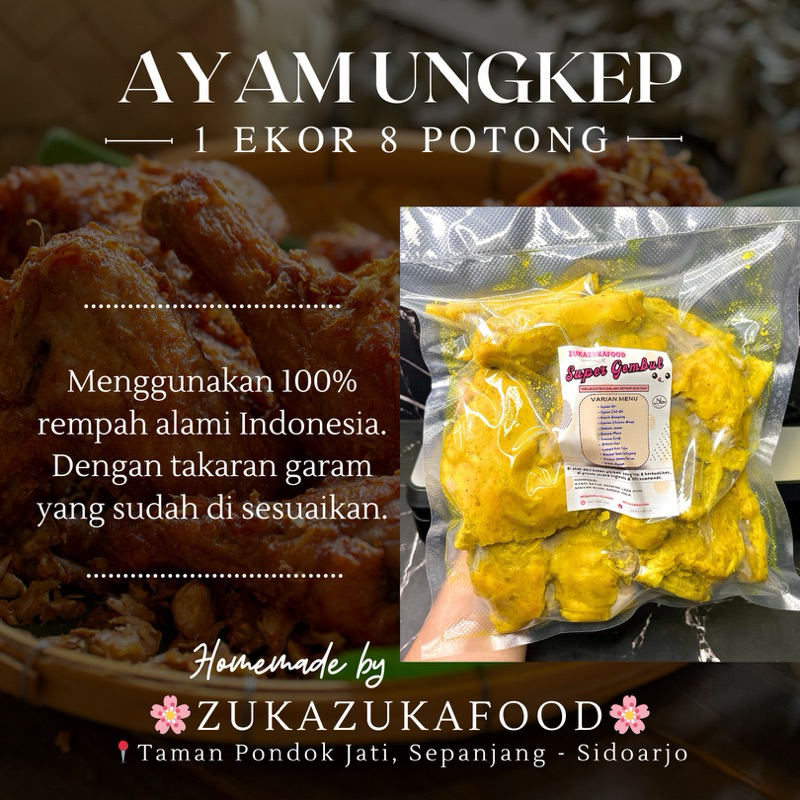 

Ayam Ungkep Marinasi Bumbu Kuning 500gr dan 1kg