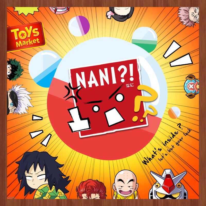 Gachapon (1 koin = RANDOM) What’s inside? Let’s try your luck