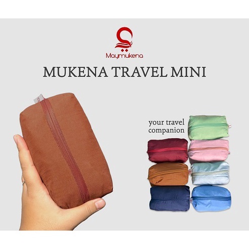 KODE L35S Mukena traveling mini pouch gratis sejadah travel