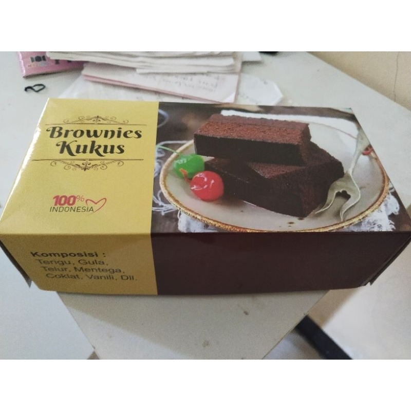 

dus/box kue brownies kukus isi 10pcs
