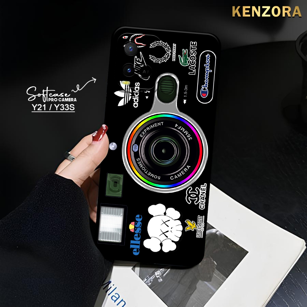 Kenzora Case VIVO Y21/Y21S Fashion Case Logo Iphone series Premium Case Hardcase Softcase Casing hp 