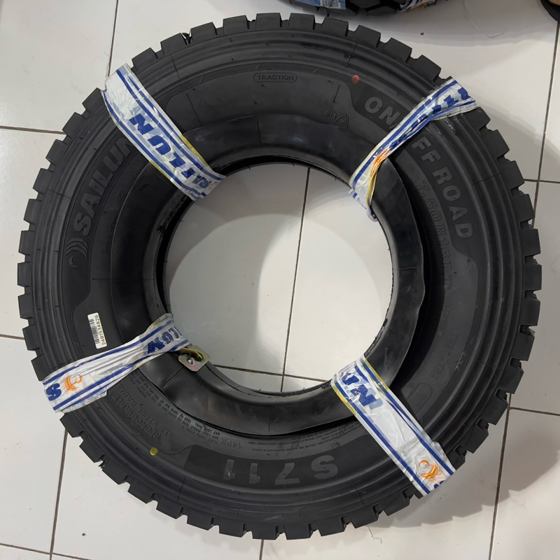 Joeley_Id Ban Truk Kawat Sailun 750 16 Set S812 S917 S711 S850 S696 (Ban Luar + Ban Dalam + Flap)