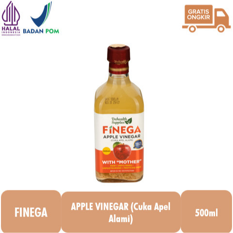 

Finega Apple Vinegar 500ml / Cuka Apel Alami