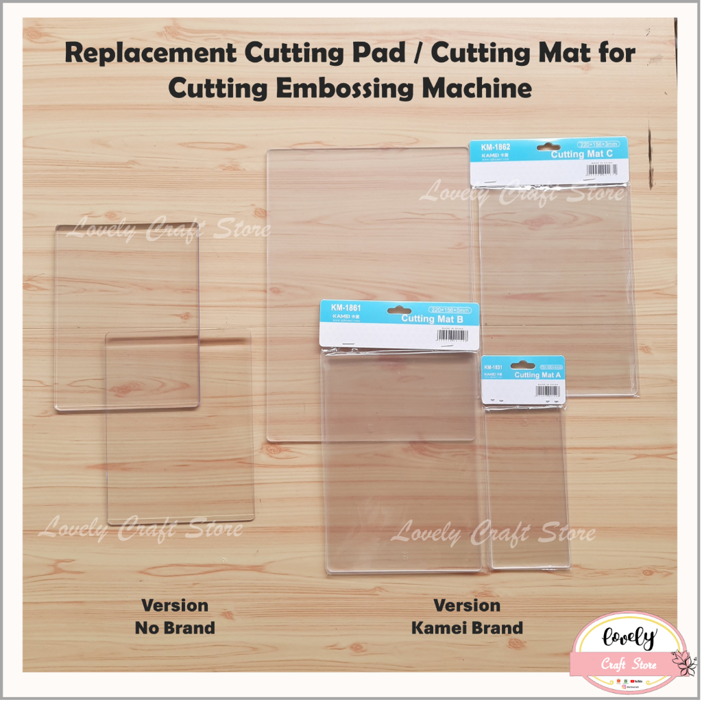 

YUH LovelyCraft Replacement Cutting Pad / Mat untuk Kamei / Sizzix Cutting Embossing Machine Acrylic