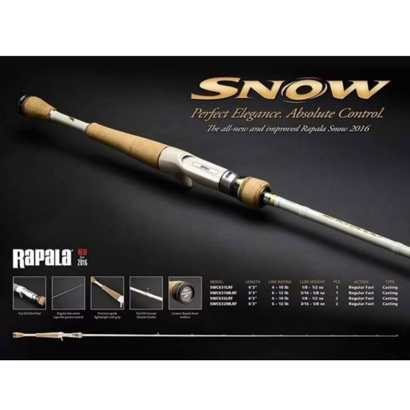 ROD BC RAPALA SNOW