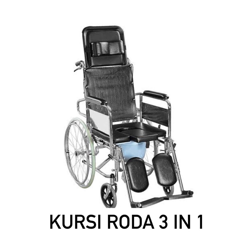 Kursi Roda 3 in 1 / Kursi roda multifungsi / Kursi Roda 3 Fungsi