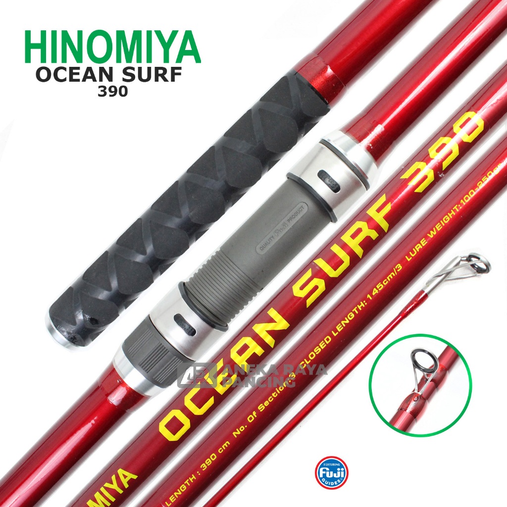 Joran Hinomiya Ocean Surf 390 / Joran Pasiran Hollow Carbon / Joran Sambung 3 / Joran Pesisiran