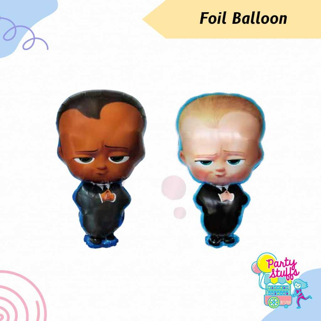 Foil balloon Baby Boss / Balon karakter boss baby/ Dekorasi tema baby boss